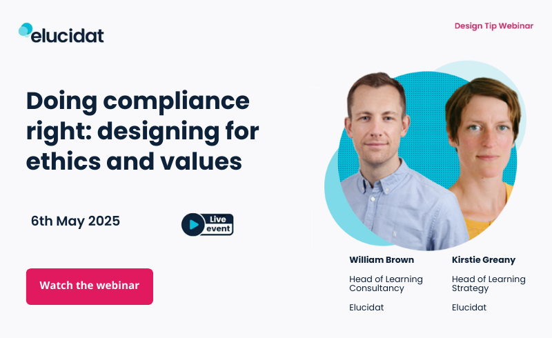 Doing compliance right webinar - design tip tuesday