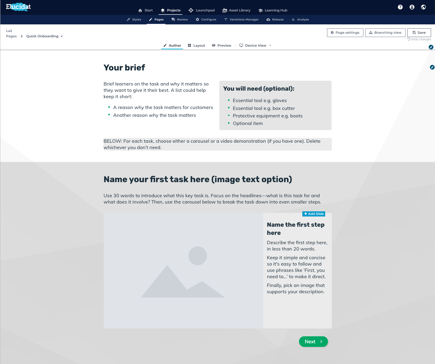  Elearning course templates