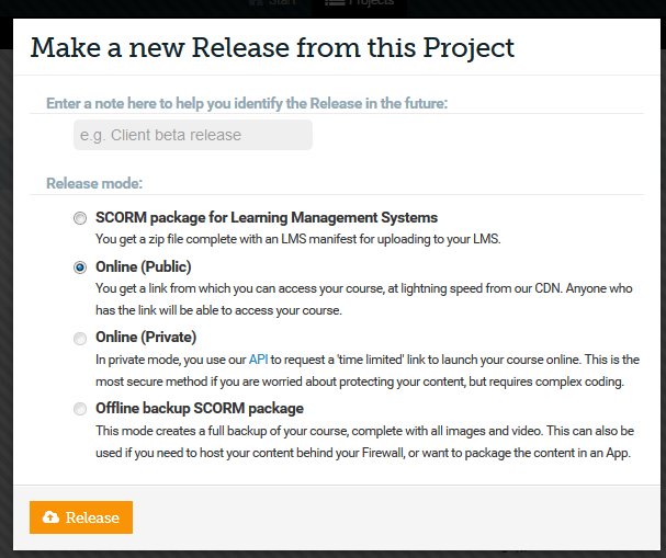 release types