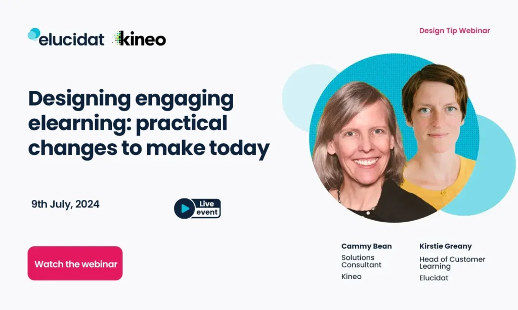 Engaging elearning design webinar