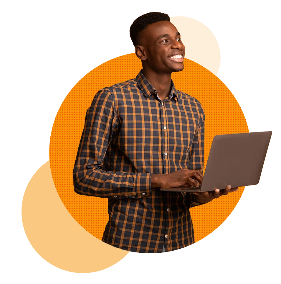 Man with laptop 